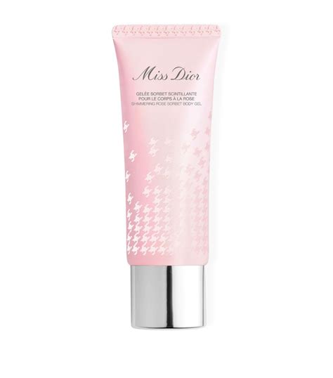 miss dior shimmering rose sorbet|dior sorbet body gel.